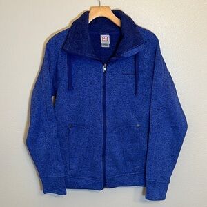 Avalanche Blue Zip Up Jacket Sweatshirt